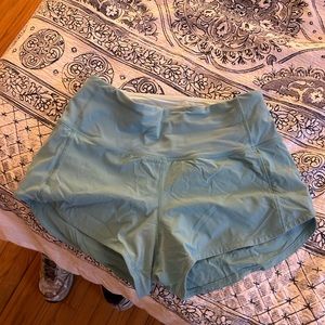lululemon blue shorts brand new